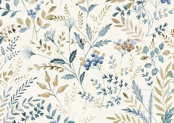 Cleo, Blue Frost - Twist&Fit Roller Blind - Image 6